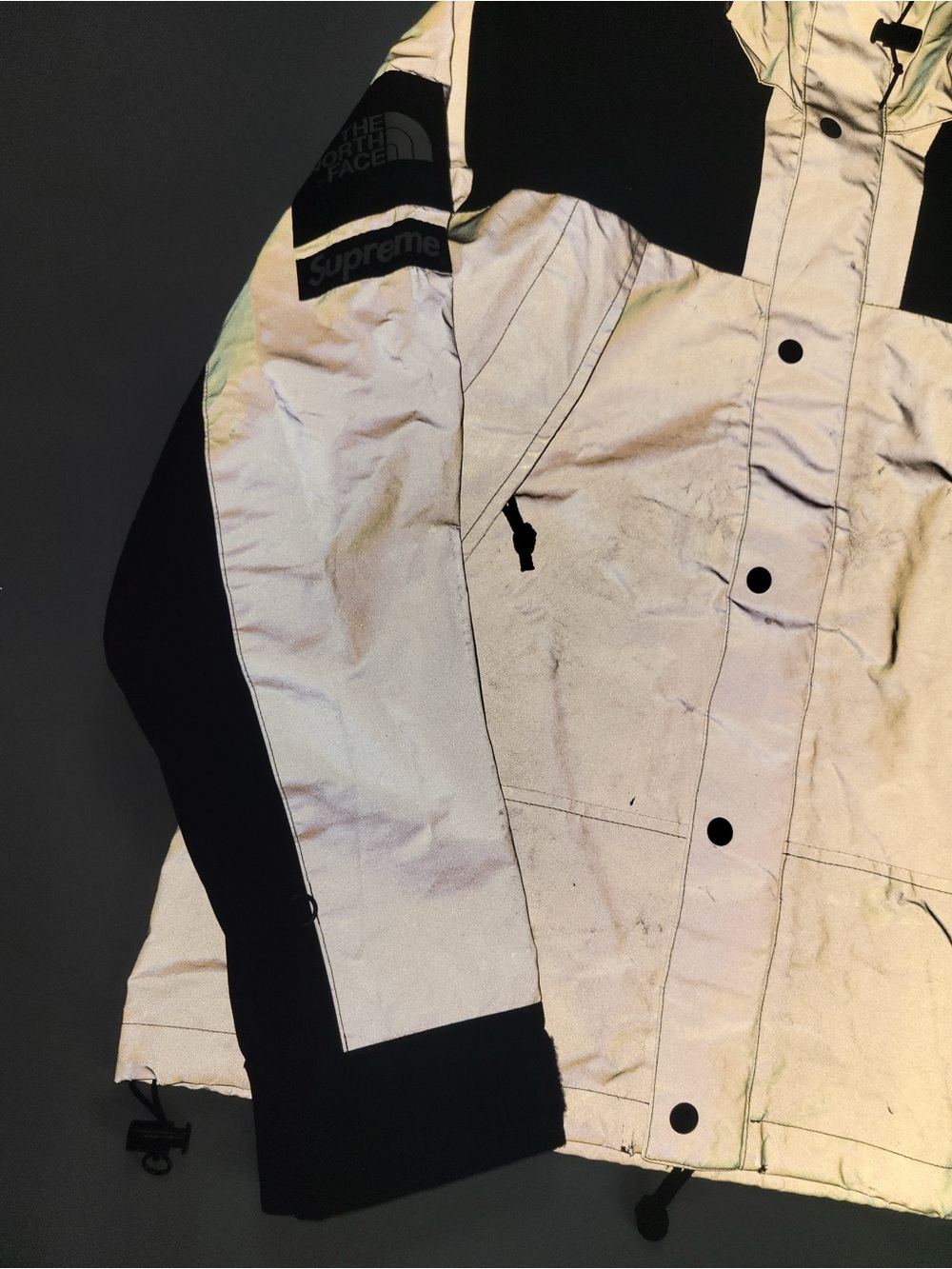 Supreme x The North Face 3M Reflective Mountain Jacket Mens Size Large 2013 - Picture 6 of 16
